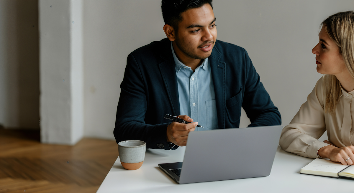 Person interacting with iPhone